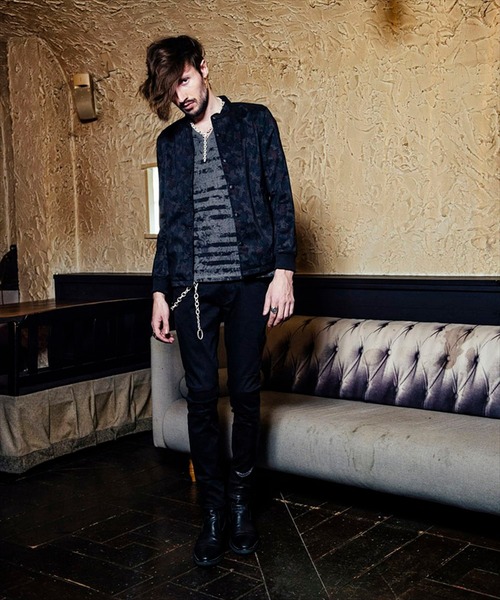 NO ID.(ノーアイディ)の「切替ストレッチデニムスキニーPT(デニムパンツ・メンズ・ブラック・1/2/3)」の4枚目の写真