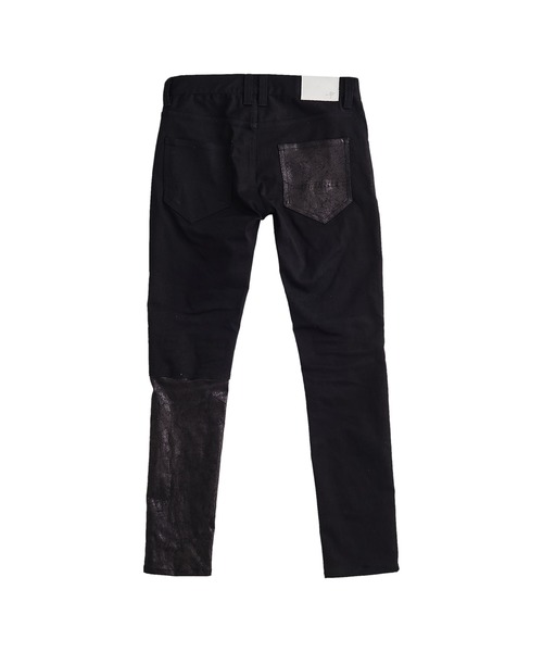 NO ID.(ノーアイディ)の「切替ストレッチデニムスキニーPT(デニムパンツ・メンズ・ブラック・1/2/3)」の14枚目の写真