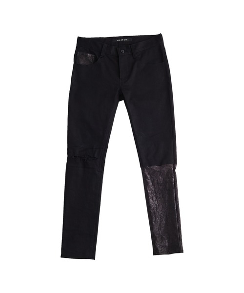 NO ID.(ノーアイディ)の「切替ストレッチデニムスキニーPT(デニムパンツ・メンズ・ブラック・1/2/3)」の13枚目の写真
