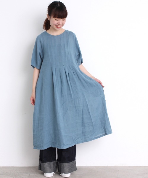 Cdc 36リネン De ワンピース ワンピース Chambre Chambre De ワンピース Charme シャンブルドゥシャーム のファッション