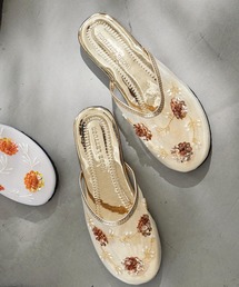 KOBE LETTUCE | フラワーチュールフラットサンダル(サンダル)