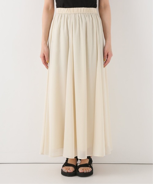 FRAMeWORK（フレームワーク）の「CU/PE切り替えフレアスカート  