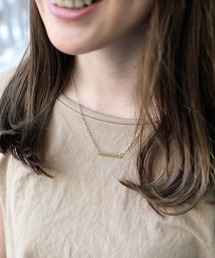 SETUP7 | 【MAISON BREEZE MUSE】プレートネックレス バーネックレス(ネックレス)