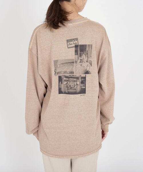 SHIPS(シップス)の「【WEB限定】GOODSPEED:ROBERTA BAYLEY ピグメントTEE◇(Tシャツ/カットソー・レディース・ブラウン/ベージュ・ONE SIZE)」の12枚目の写真