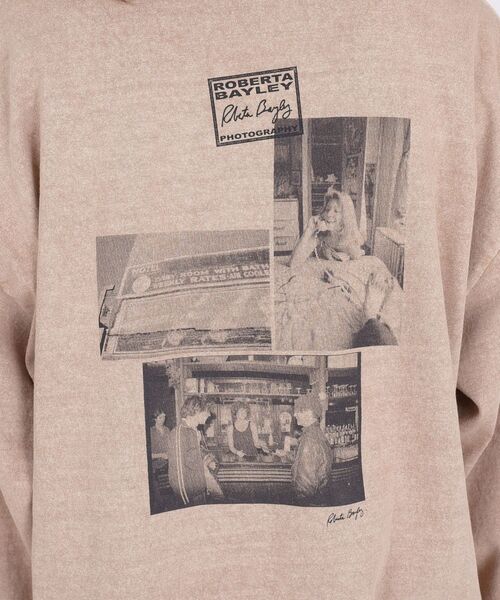 SHIPS(シップス)の「【WEB限定】GOODSPEED:ROBERTA BAYLEY ピグメントTEE◇(Tシャツ/カットソー・レディース・ブラウン/ベージュ・ONE SIZE)」の3枚目の写真