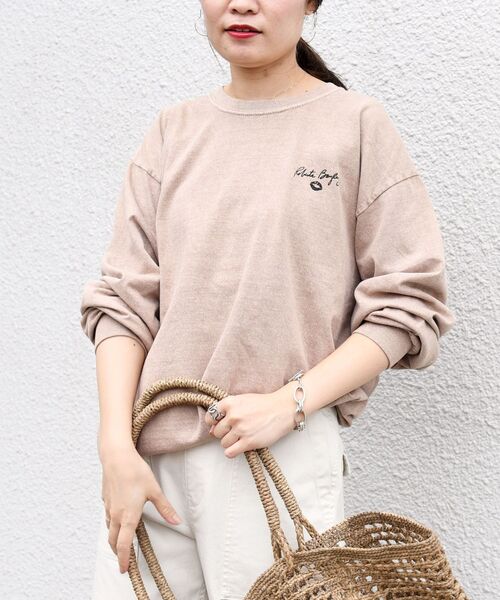 SHIPS(シップス)の「【WEB限定】GOODSPEED:ROBERTA BAYLEY ピグメントTEE◇(Tシャツ/カットソー・レディース・ブラウン/ベージュ・ONE SIZE)」の16枚目の写真