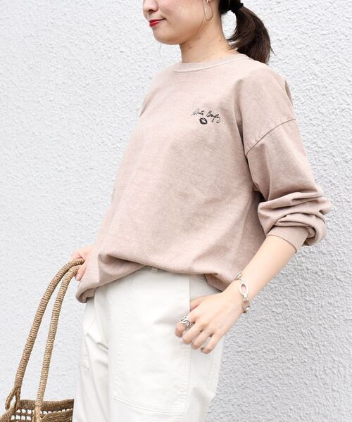 SHIPS(シップス)の「【WEB限定】GOODSPEED:ROBERTA BAYLEY ピグメントTEE◇(Tシャツ/カットソー・レディース・ブラウン/ベージュ・ONE SIZE)」の13枚目の写真