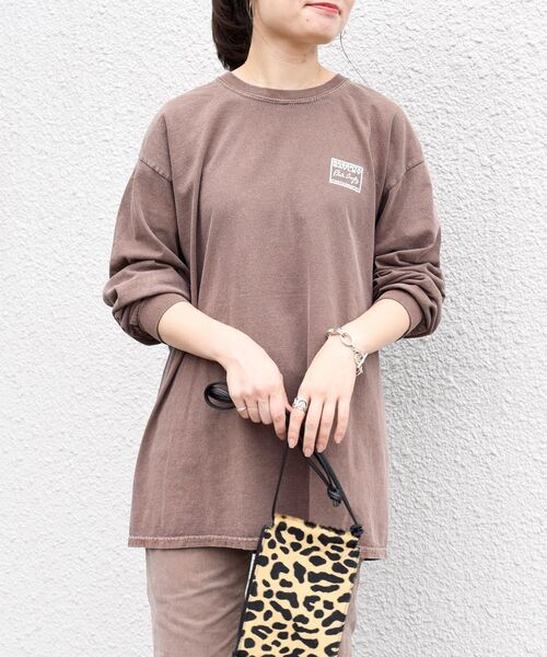 SHIPS(シップス)の「【WEB限定】GOODSPEED:ROBERTA BAYLEY ピグメントTEE◇(Tシャツ/カットソー・レディース・ブラウン/ベージュ・ONE SIZE)」の10枚目の写真