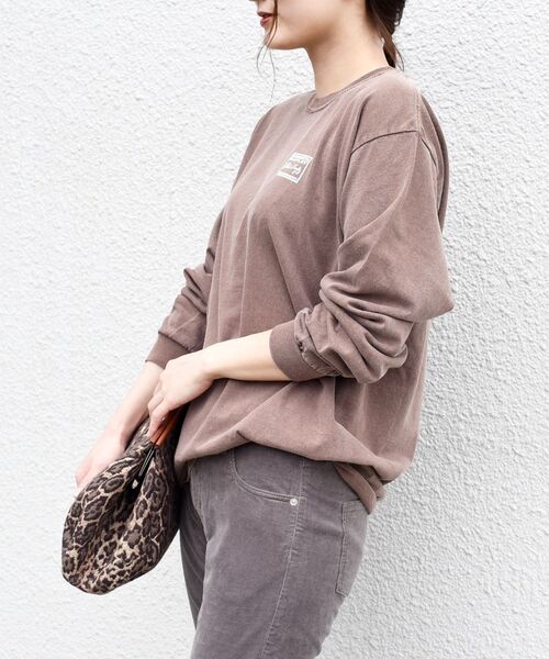SHIPS(シップス)の「【WEB限定】GOODSPEED:ROBERTA BAYLEY ピグメントTEE◇(Tシャツ/カットソー・レディース・ブラウン/ベージュ・ONE SIZE)」の20枚目の写真