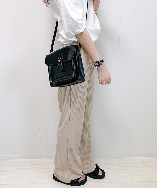 cuorequal(クオレコール)の「フレアリブワイドパンツ(その他パンツ・レディース・グレイッシュベージュ・MEDIUM/LARGE)」の6枚目の写真