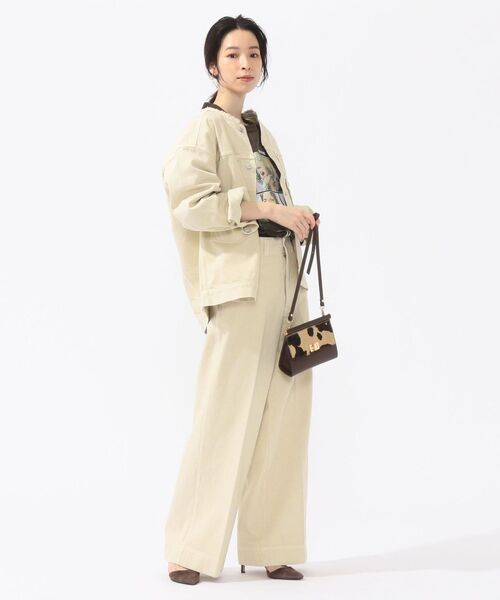 SHIPS（シップス）の「ガーメントダイGジャケット◇（デニムジャケット・レディース・ダークグレー/ナチュラル・38/36）」の17枚目の写真