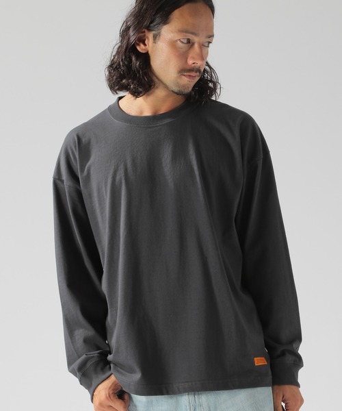 BAYFLOW（ベイフロー）の「WEB限定 USAコットンビッグシルエットTシャツ L/S（Tシャツ/カットソー・メンズ・ホワイト/ブラック/グレー/チャコール・MEDIUM/LARGE）」の4枚目の写真