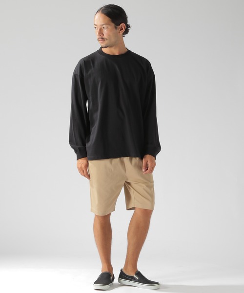 BAYFLOW（ベイフロー）の「WEB限定 USAコットンビッグシルエットTシャツ L/S（Tシャツ/カットソー・メンズ・ホワイト/ブラック/グレー/チャコール・MEDIUM/LARGE）」の8枚目の写真