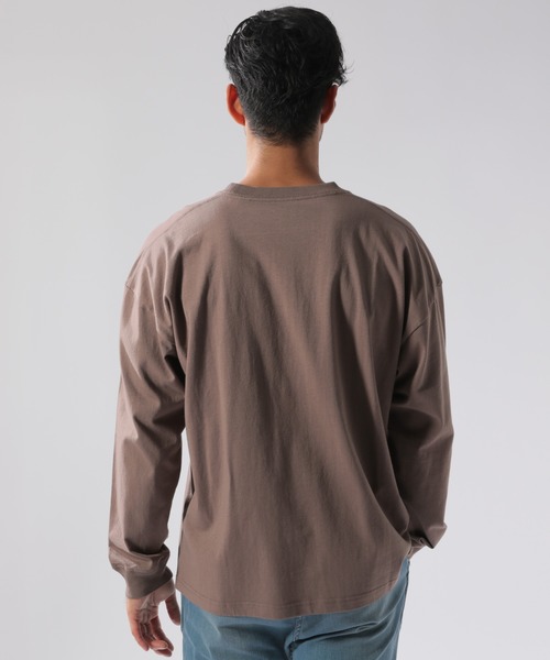 BAYFLOW（ベイフロー）の「WEB限定 USAコットンビッグシルエットTシャツ L/S（Tシャツ/カットソー・メンズ・ホワイト/ブラック/グレー/チャコール・MEDIUM/LARGE）」の12枚目の写真