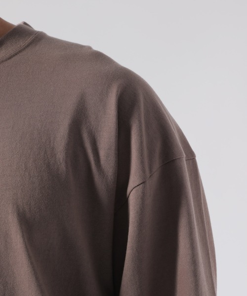 BAYFLOW（ベイフロー）の「WEB限定 USAコットンビッグシルエットTシャツ L/S（Tシャツ/カットソー・メンズ・ホワイト/ブラック/グレー/チャコール・MEDIUM/LARGE）」の14枚目の写真