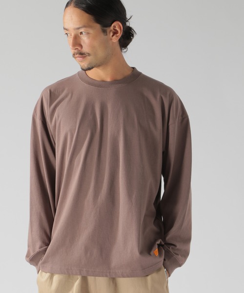 BAYFLOW（ベイフロー）の「WEB限定 USAコットンビッグシルエットTシャツ L/S（Tシャツ/カットソー・メンズ・ホワイト/ブラック/グレー/チャコール・MEDIUM/LARGE）」の5枚目の写真