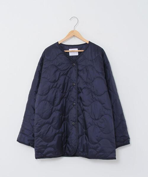 coen(コーエン)の「【WEB限定カラー】OUTLAST(R)中綿ミリタリーコート#(ミリタリージャケット・レディース・グレー/ネイビー/オリーブ・FREE)」の13枚目の写真