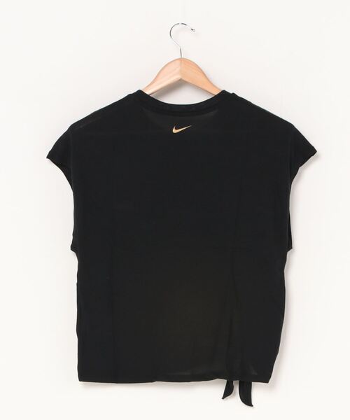 NIKE(ナイキ)の「ナイキ NIKE ウィメンズ ドライ TIE PP5 CB S/S トップ(Tシャツ/カットソー・レディース・スモークピンク/ブラック・M/L/S)」の12枚目の写真