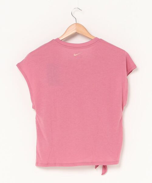 NIKE(ナイキ)の「ナイキ NIKE ウィメンズ ドライ TIE PP5 CB S/S トップ(Tシャツ/カットソー・レディース・スモークピンク/ブラック・M/L/S)」の13枚目の写真