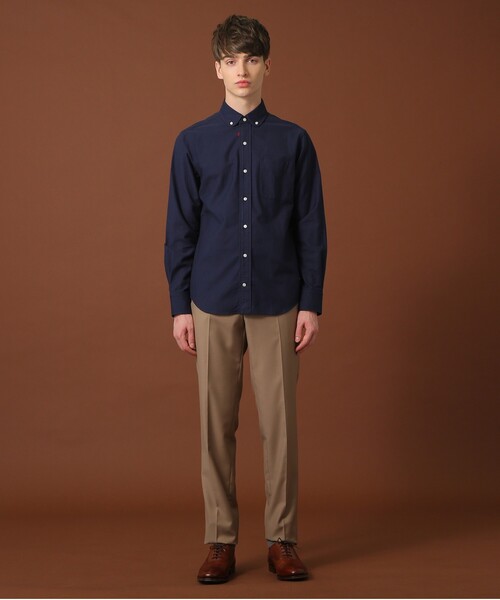 DRESSTERIOR（ドレステリア）の「◆定番OXラウンドカラーシャツ（シャツ/ブラウス・メンズ・ダークネイビー・90/91/92）」の10枚目の写真