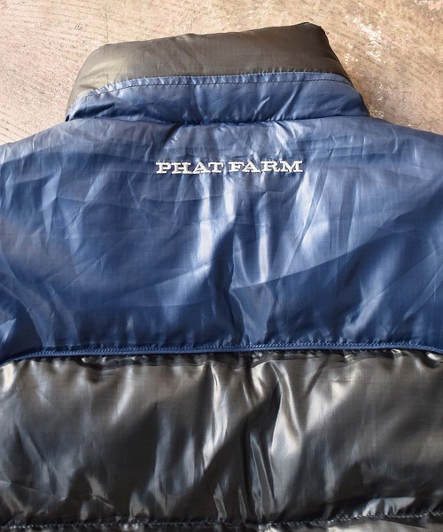 VINTAGE(ヴィンテージ)の「【ヴィンテージ古着】PHAT FARM 中綿入り ベスト(ダウンベスト・メンズ・ブラック・LARGE)」の4枚目の写真