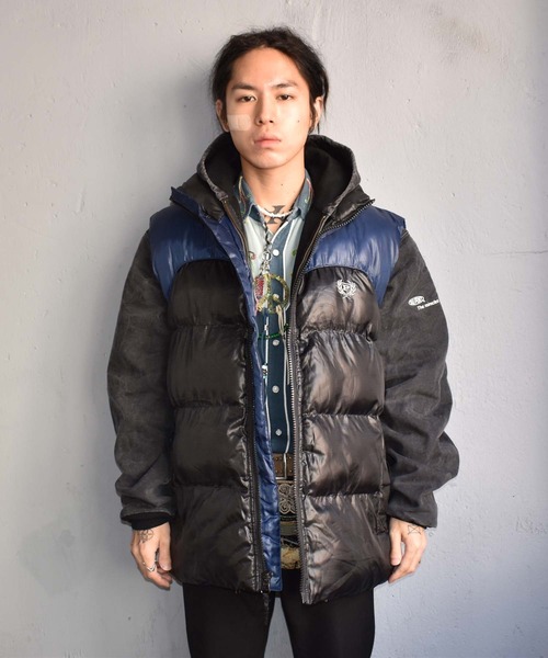 VINTAGE(ヴィンテージ)の「【ヴィンテージ古着】PHAT FARM 中綿入り ベスト(ダウンベスト・メンズ・ブラック・LARGE)」の2枚目の写真