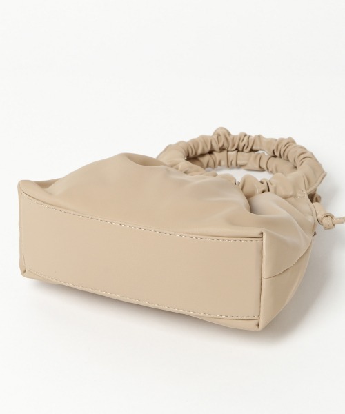 Heather（ヘザー）の「ギャザーハンドルＢＡＧ 　926716（ショルダーバッグ・レディース・ベージュ/パープル/アイボリー・ONESIZE）」の11枚目の写真