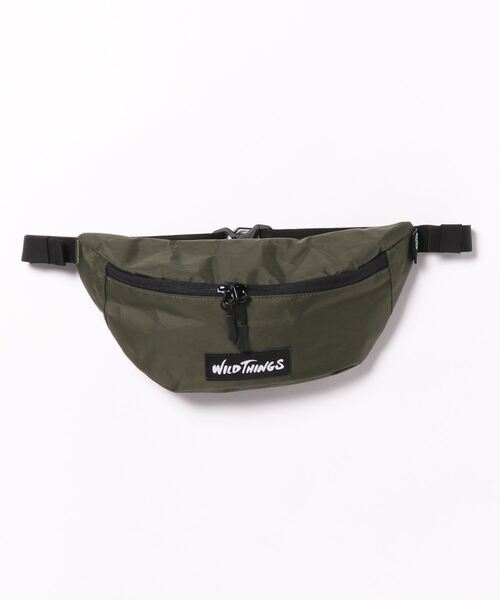 WILD THINGS（ワイルドシングス）の「★WILDTHINGS★X-PACK 　ウエストバッグ（ボディバッグ/ウエストポーチ・レディース・ベージュ/ターコイズブルー/ホワイト/ブラック/オリーブ/カモフラージュ/グレー・FREE）」の5枚目の写真