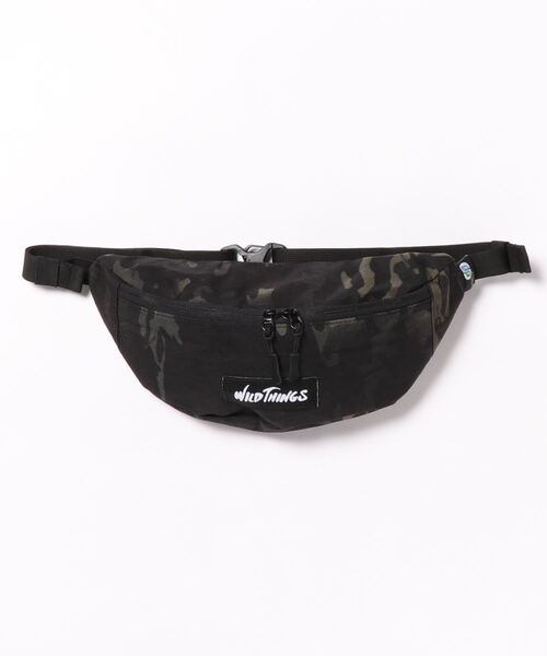 WILD THINGS（ワイルドシングス）の「★WILDTHINGS★X-PACK 　ウエストバッグ（ボディバッグ/ウエストポーチ・レディース・ベージュ/ターコイズブルー/ホワイト/ブラック/オリーブ/カモフラージュ/グレー・FREE）」の7枚目の写真