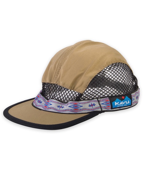 KAVU（カブー）の「【MADE IN USA】KAVU/カブー TRAIL RUNNER/トレイルランナー（キャップ・メンズ・ブラック/モスグリーン/ベージュ/ブルーグリーン・MEDIUM/LARGE）」の2枚目の写真