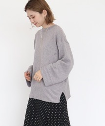 AMERICAN HOLIC | BIGシルエットワイドスリーブニットプルオーバー ＊●(ニット/セーター)