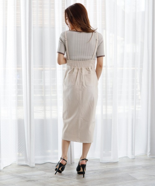 LIPSERVICE(リップサービス)の「フロントボタンdenimジャンスカ(デニムスカート・レディース・ブラック/ベージュ/ブルー系その他・S/M)」の11枚目の写真