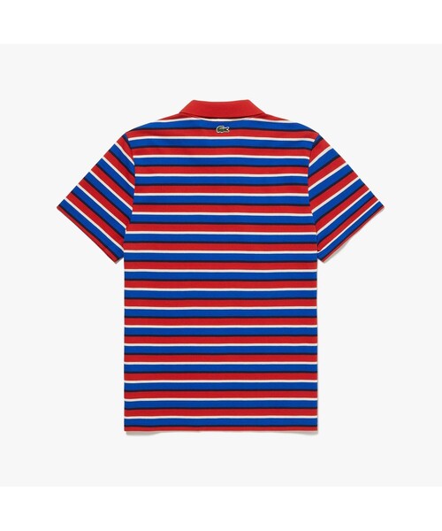 LACOSTE（ラコステ）の「カレッジロゴプリントボーダーポロシャツ（ポロシャツ・メンズ・ネイビー/レッド/グリーン・2/4/3/5）」の13枚目の写真