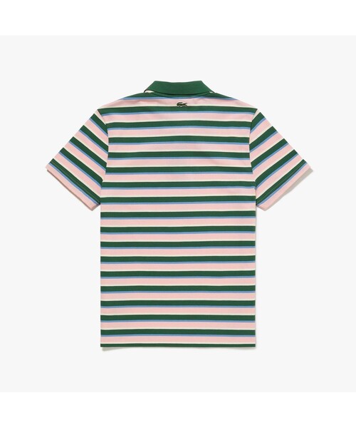 LACOSTE（ラコステ）の「カレッジロゴプリントボーダーポロシャツ（ポロシャツ・メンズ・ネイビー/レッド/グリーン・2/4/3/5）」の20枚目の写真