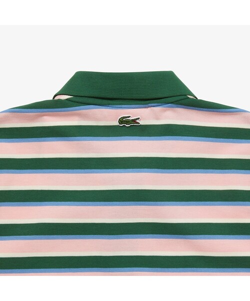 LACOSTE（ラコステ）の「カレッジロゴプリントボーダーポロシャツ（ポロシャツ・メンズ・ネイビー/レッド/グリーン・2/4/3/5）」の22枚目の写真