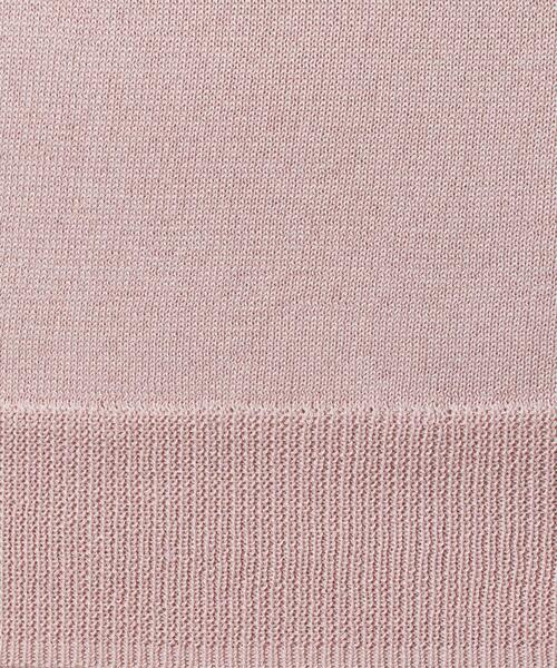 closet story（クローゼットストーリー）の「＜closet story＞□デオドラント Vネック SSL ニット [抗菌防臭] -手洗い可能-（ニット/セーター・レディース・ホワイト/ネイビー/ライトピンク・FREE）」の4枚目の写真