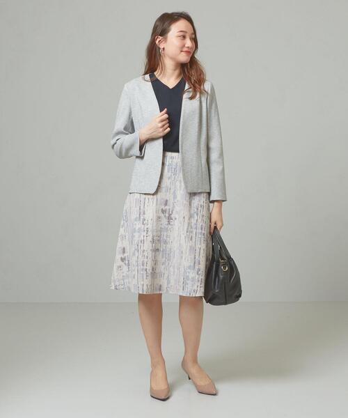 closet story（クローゼットストーリー）の「＜closet story＞□デオドラント Vネック SSL ニット [抗菌防臭] -手洗い可能-（ニット/セーター・レディース・ホワイト/ネイビー/ライトピンク・FREE）」の11枚目の写真