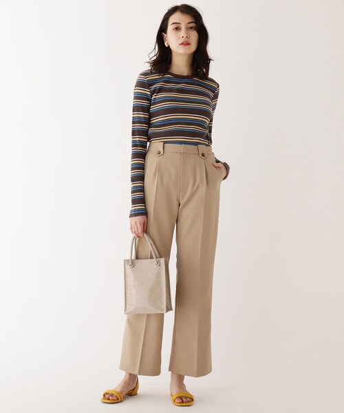 AG by aquagirl（エージーバイアクアガール）の「◆ダブルチューブラインサンダル（サンダル・レディース・オフホワイト/ブラック/イエロー・01/02/03）」の5枚目の写真