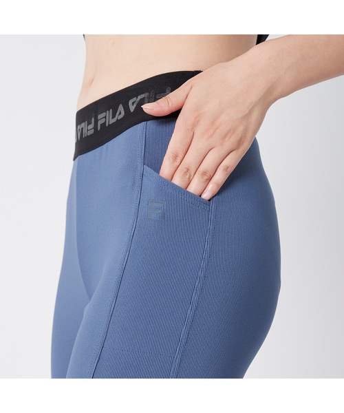 FILA(フィラ)の「【FILA/フィラ】カルソンパンツ レギンス / フィットネス ヨガ ジム 水陸両用(その他パンツ・レディース・ブラック/ベージュ/ネイビー・MEDIUM/LARGE)」の4枚目の写真
