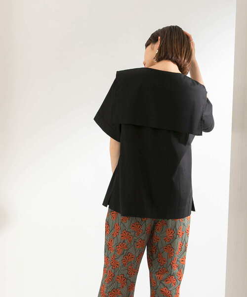 Kbf ケイビーエフ のファッション セーラーカラーブラウス シャツ ブラウス トップス シャツ ブラウス Web限定