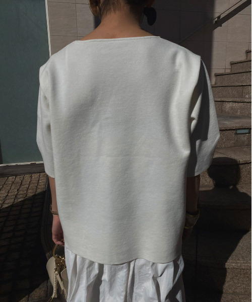Ameri（アメリ）の「KNIT SET BALLOON DRESS（ワンピース）」 - WEAR
