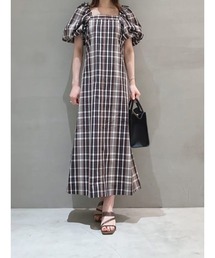 Snidel スナイデルのワンピース ドレス チェック柄 通販 Zozotown