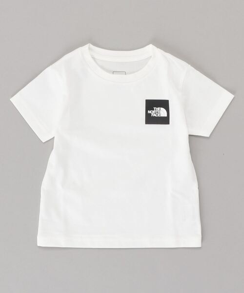 THE NORTH FACE（ザノースフェイス）の「ザ ノース フェイス THE NORTH FACE S/S Small Square Logo Tee(ショートスリーブスモールスクエアロゴティー)（Tシャツ/カットソー・キッズ・ホワイト/ブルー/ブラウン/グレー・120cm/130cm/140cm/100cm/150cm/110cm）」の2枚目の写真