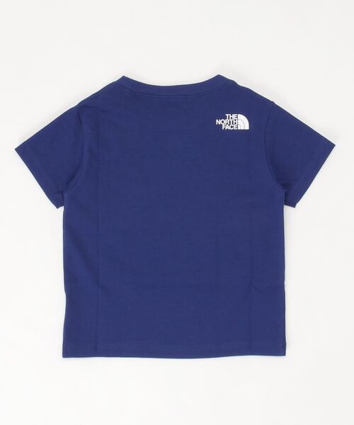 THE NORTH FACE（ザノースフェイス）の「ザ ノース フェイス THE NORTH FACE S/S Small Square Logo Tee(ショートスリーブスモールスクエアロゴティー)（Tシャツ/カットソー・キッズ・ホワイト/ブルー/ブラウン/グレー・120cm/130cm/140cm/100cm/150cm/110cm）」の5枚目の写真