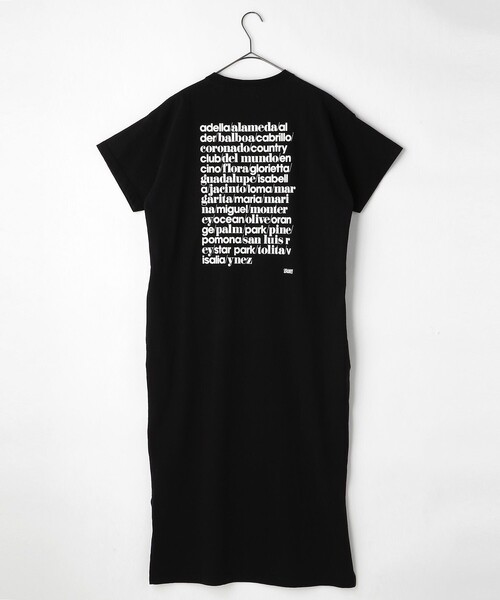 FREAK'S STORE（フリークスストア）の「▽【WEB限定】GREENROOM/グリーンルーム　ORANGE&PARK/オレンジ＆パーク 別注ワンピース（ワンピース・レディース・ホワイト/ライトグレー/ブルー/ブラック・ﾌﾘ-）」の15枚目の写真