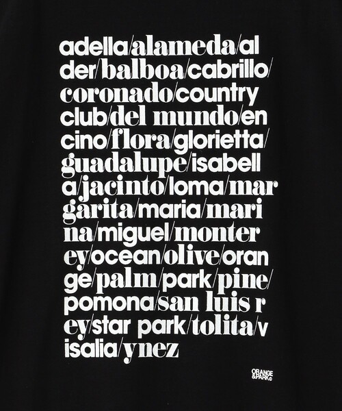 FREAK'S STORE（フリークスストア）の「▽【WEB限定】GREENROOM/グリーンルーム　ORANGE&PARK/オレンジ＆パーク 別注ワンピース（ワンピース・レディース・ホワイト/ライトグレー/ブルー/ブラック・ﾌﾘ-）」の9枚目の写真