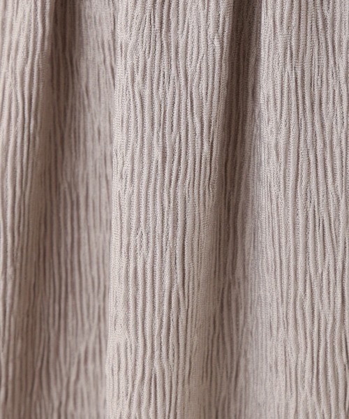 libelle more（リベル モア）の「楊柳プリーツスムース　プチハイネックワンピース（ワンピース・レディース・ブラック/ブラウン/グレイッシュベージュ/ライトカーキ・M/L）」の8枚目の写真