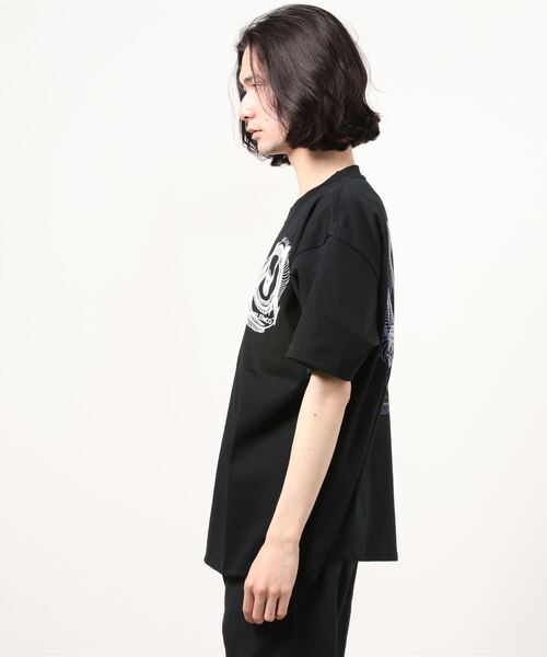 MARBLES(マーブルズ)の「MARBLES (マーブルズ)SNAKE TEE(Tシャツ/カットソー・メンズ・ホワイト/ブラック・SMALL/MEDIUM/LARGE)」の4枚目の写真