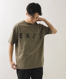 EKAL | EKAL　ロゴプリントポケットTシャツ(Tシャツ/カットソー)