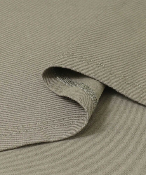 EKAL（エカル）の「EKAL　ロゴプリントポケットTシャツ（Tシャツ/カットソー・メンズ・グレー系その他/ベージュ/カーキ・MEDIUM/LARGE）」の14枚目の写真